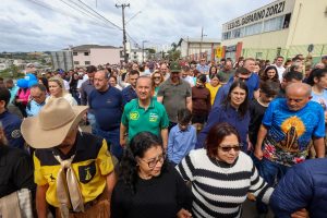 Governador Jorginho Mello participa da 49ª Romaria em Honra a Nossa Senhora Aparecida em Campos Novos