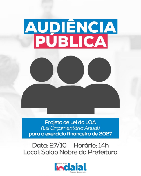 Indaial realiza audiência pública para apresentar e discutir a LOA 2027