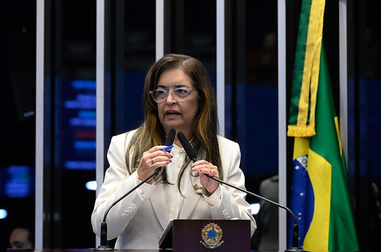 A senadora Dra. Eudócia, autora do projeto. Foto: Carlos Moura/Agência Senado